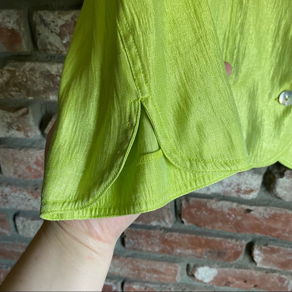 Ruby Rd. Lightweight Jacket Blazer Shacket Green - image 7